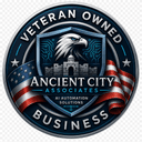Veteran-Owned Business medallion for Ancient City Associates